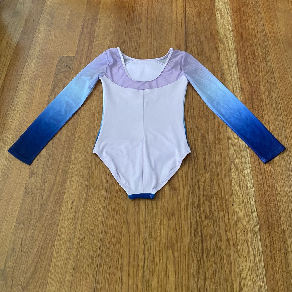 Justice By Collection Color Block Rhinestone Leotard - Picture 5 of 6